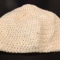 White Crochet Beanie