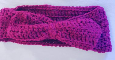 Magenta Bow Headband