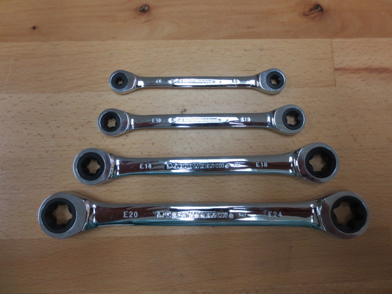 GearWrench 9224 4 pc. External Torx Gearwrench Set, Metric New