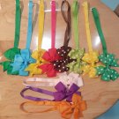 Silk Bow Collar (Triple Bows)