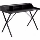 Flash Furniture Black Computer Desk w/Top Shelf NAN-2124-GG NEW