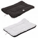 PETC-PB1BWMD-Eco-Paw Reversible Eco-Friendly Pet Bed, Medium, Black And White