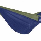 Outdoor Camping Parachute Nylon Hammock - Double (Navy/Olive)