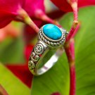 Lucky ring, 925 silver ring, turquoise ring, turquoise jewelry, solid sterling silver jewelry