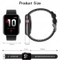D06 split screen Bluetooth waterproof smartwatch - 4 colors