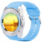 Round Screen Bluetooth Smart Watch, Touch Screen Pedometer - 6 Colors