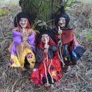 Witch Ornaments Broom Haunted House Decoration Props - 3 models
