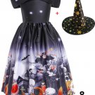 Princess Dress Halloween Printed Mesh - several models and sizes
