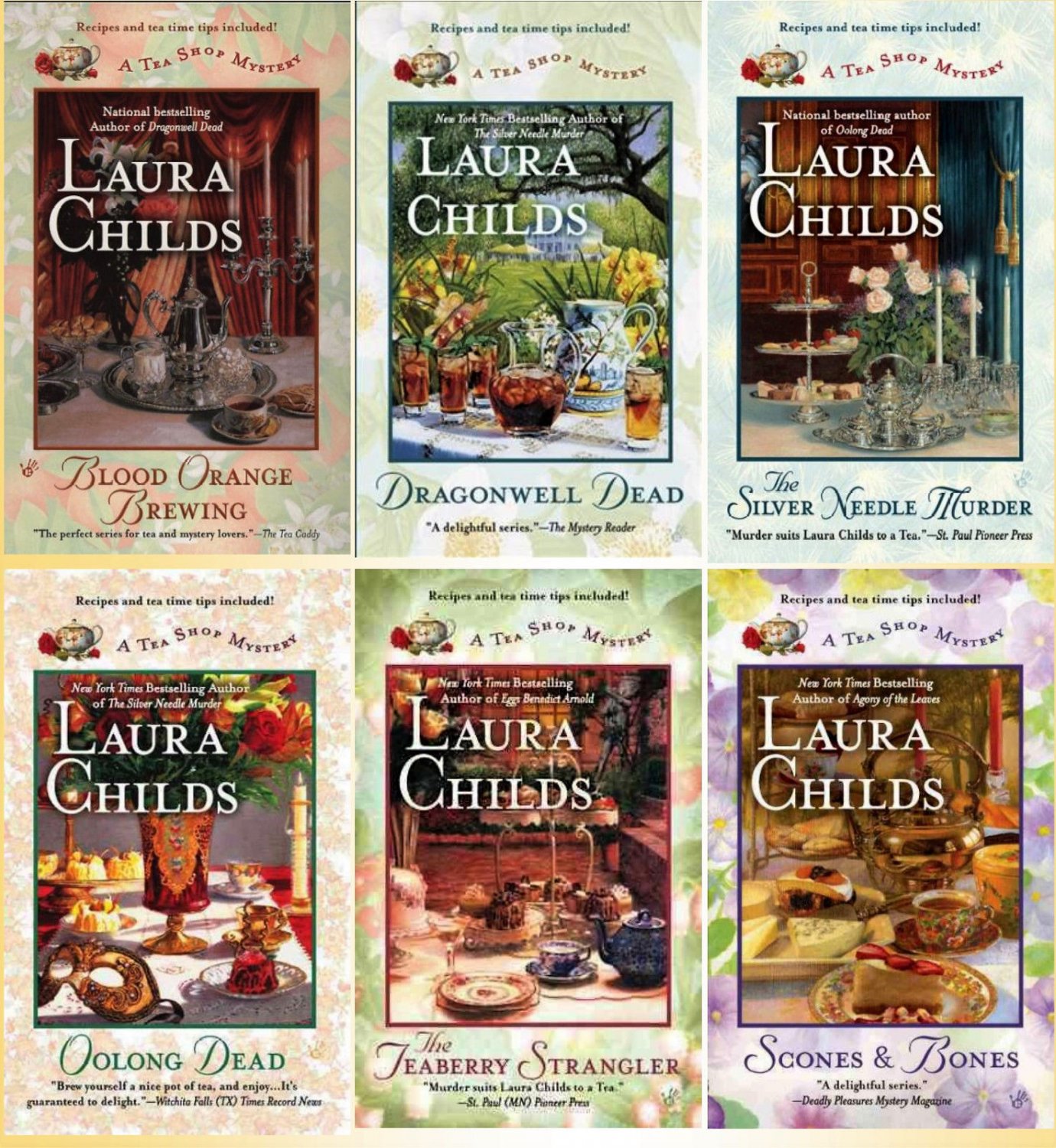 Laura Childs Books In Order Tea Shop - qbooksj