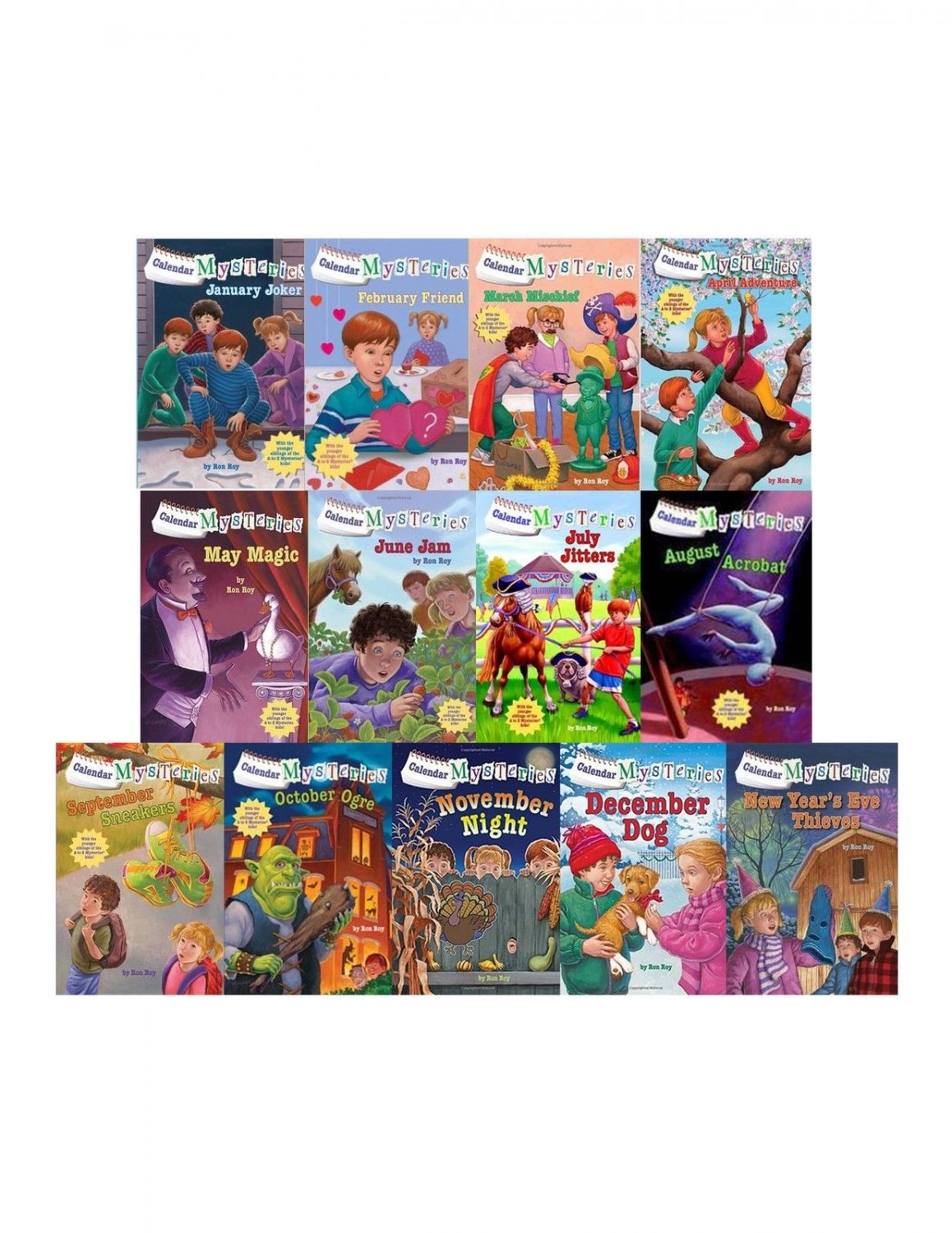 Calendar Mysteries Collection Set 113 Childrens Chapter Books