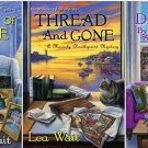 Mainely Needlepoint Mysteries Series Collection Set Books 1-5 Paperback Lea Wait