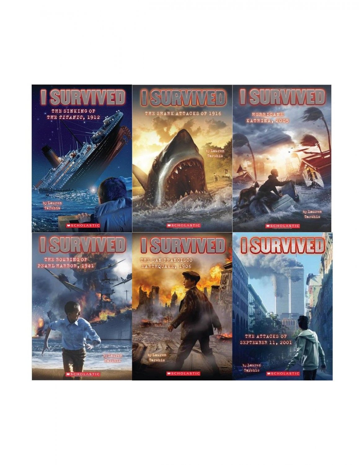 I Survived Collection Set 16 Juvenile Survival Fiction Books By Lauren