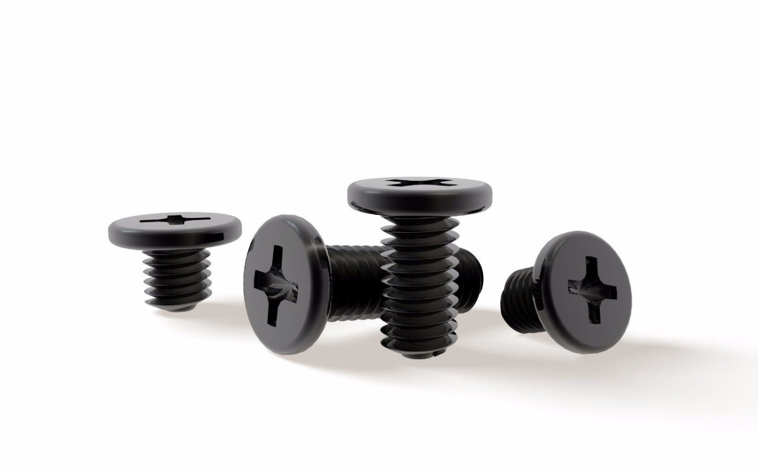 36 Black Zinc Laptop Screws M3x3 M2x3 M2.5x5 M2.5x8 NEW