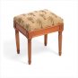 PALMS FABRIC FOOT STOOL