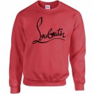 Louboutin Graphic Sweatshirt Red