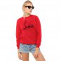 Louboutin Graphic Sweatshirt Red