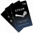 Steam wallet code digital 10$ 15-30 minutes email Delivery