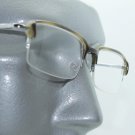 Reading Glasses Extra Wide Top Half Frame Metro Sleek Smoke Gray +1.50 Lens