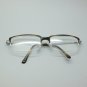 Reading Glasses Extra Wide Top Half Frame Metro Sleek Smoke Gray +1.50 Lens