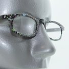 Multicolor ~ Arty Hand Painted Petite Low Rise Spots Frame Reading Glasses +2.00
