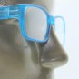 Reading Glasses Modernist Frosted Simple Tech Spring Hinge Frosted Aqua +1.75