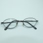 Shiny Gray Metal Small Oval Frame Reading Glasses +1.75 Lens Spring Hinge