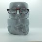 Black Frame Snowmen Dots ~ Arty Hand Painted Narrow Lens Reading Glasses +1.50