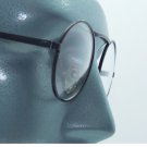 Wire Black Frame Round Blank Lens Fashion Eyewear Glasses Cool for School