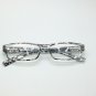 Reading Glasses Sharp Ink Style Tattoo Graffiti Frame +1.50 Clear Black