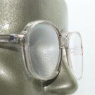 Large Lens Reading Glasses Acrylic Women's Classic Crystal Lt Gray Frame +1.00