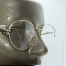Bifocal Decorative Trim Gold Frame Reading Glasses +1.25 Lens Women's