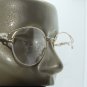 Bifocal Decorative Trim Gold Frame Reading Glasses +1.25 Lens Women's