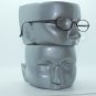 Multicolor on Black ~ Arty Hand Painted Oval Frame Black Reading Glasses +2.00