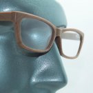 Eco Reading Glasses Wood Grain Effect Contemporary Low Rise Profile +2.00 Lens