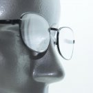 Petite Oval Black Metal Wire Frame Reading Glasses +1.00 Lens