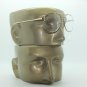 True Half Bifocal Aviator Large Lens Classic Reading Glasses +1.25 Black Frame
