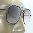 Reading Glasses Men's Sunglasses Tinted Aviator True Bifocal Black Frame +1.25
