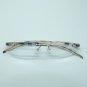 Frameless Purple Check Electro Tech Low Profile Big City Reading Glasses +1.75
