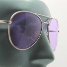 Uber Rock Cool Colored Purple Lens Aviator Sunglasses Tint Shades