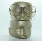 Big Glamour Statement Polished Caramel Frame Reading Glasses +1.75 Strength