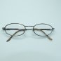 Small Petite Frame Shiny Gray Metal Lightweight Reading Glasses +1.75