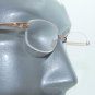 Reading Glasses Lightweight Bottomless Barely There Bronze Frame +2.50 Lens