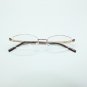 Reading Glasses Lightweight Bottomless Barely There Bronze Frame +2.50 Lens