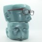 Eco Reading Glasses Dark Wood Effect Contemporary Low Rise Profile +3.00 Lens