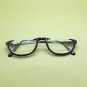 Half Eye Reading Glasses Black Poly Carbonate Semi-Rimless Frame Lens +1.50