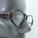 Reading Glasses +1.25 Triangle Wide Frame Super Mod Browns