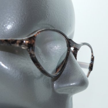 Reading Glasses +1.25 Triangle Wide Frame Super Mod Browns