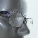 Beautiful Bouquet Floral Frame Reading Glasses +2.25 Lens Purple Flowers