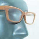 Eco Reading Glasses Pine Wood Effect Contemporary Low Rise Profile +2.00 Lens