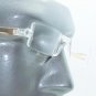 Reading Glasses No-See Frameless Lightweight Caramel Color Accent Sides +1.50